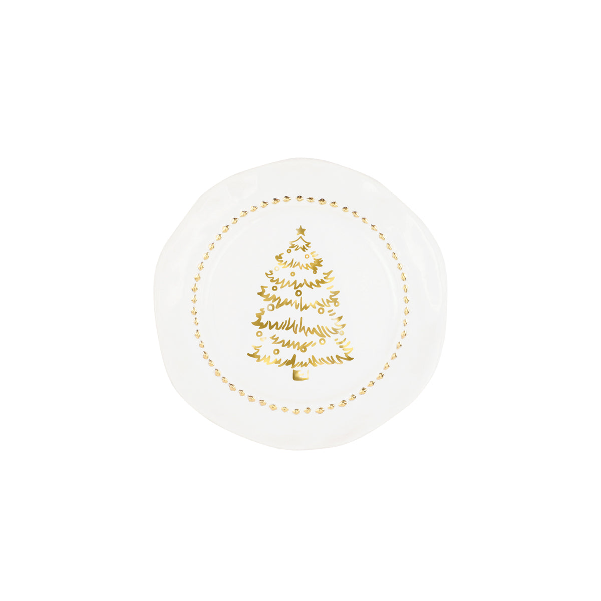 Giorno di Festa Canape Plate in White