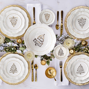 Giorno di Festa Canape Plate in White