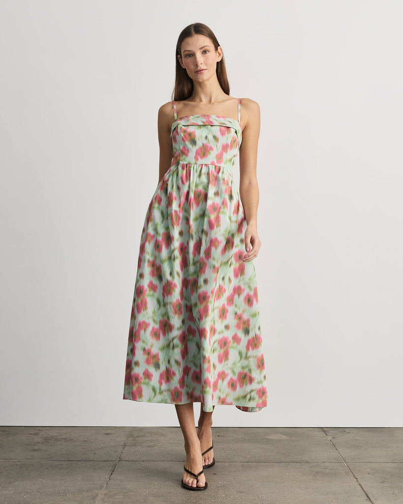 Gigi Dress in Pistachio Multi