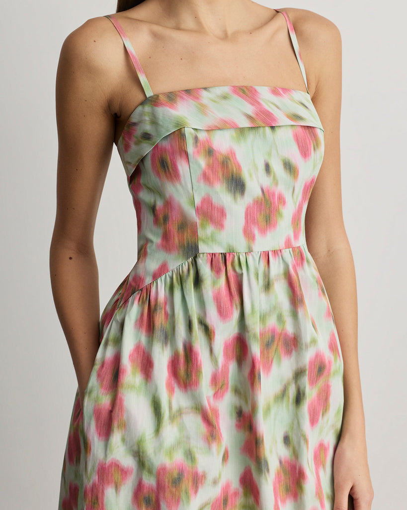 Gigi Dress in Pistachio Multi