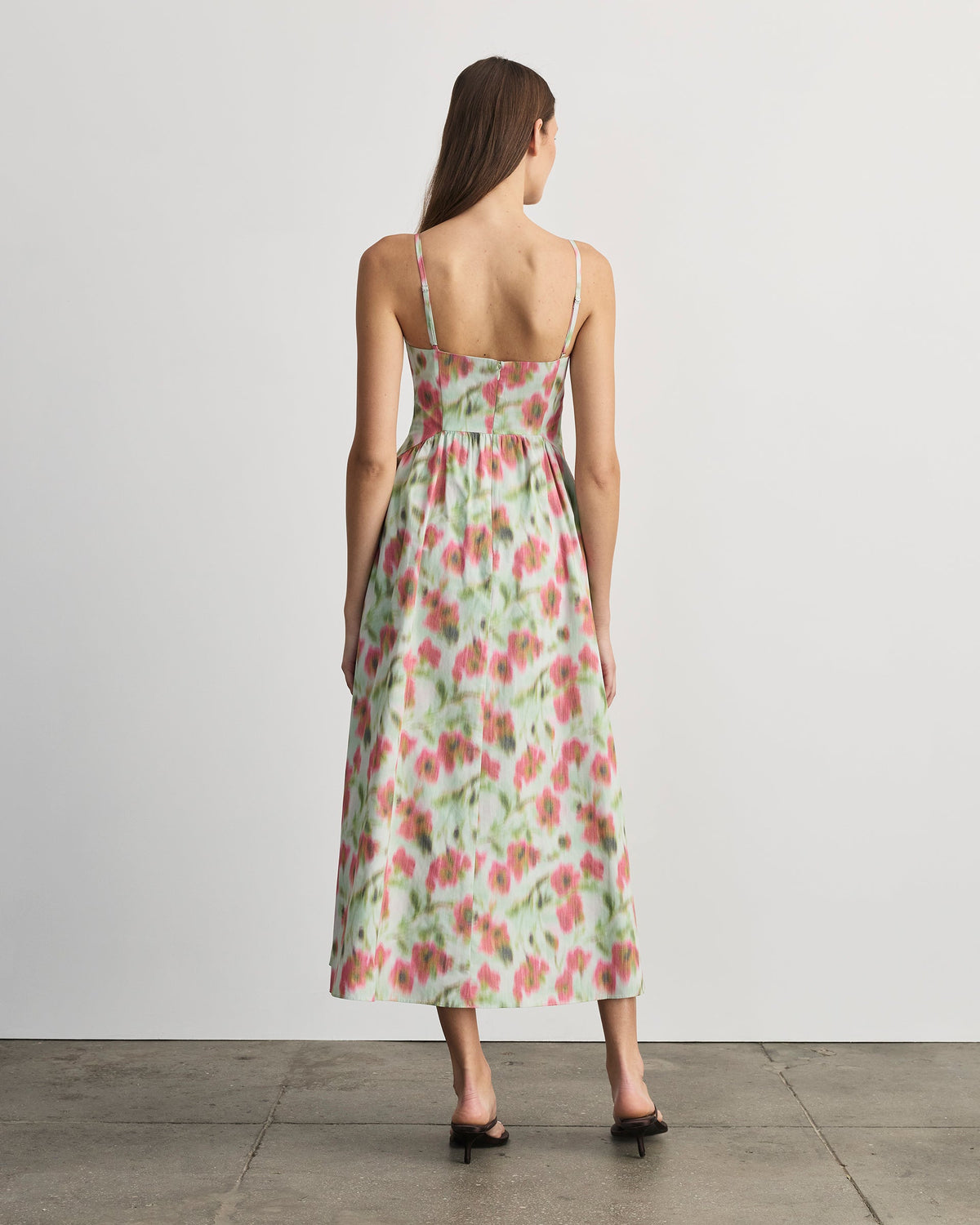 Gigi Dress in Pistachio Multi