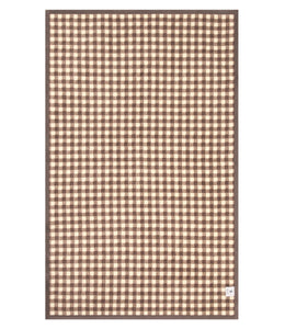 Gingham Mocha Midi Blanket