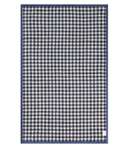 Gingham Navy Midi Blanket