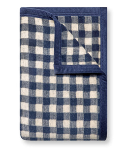 Gingham Navy Midi Blanket