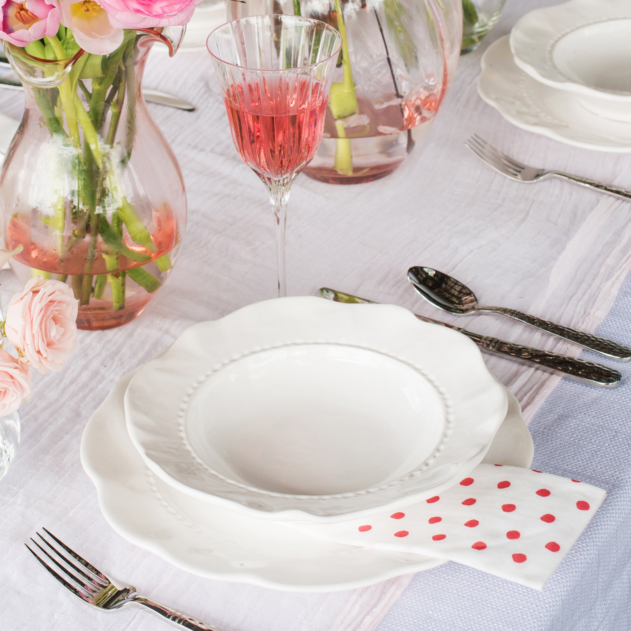 Giorno Dinner Plate in White