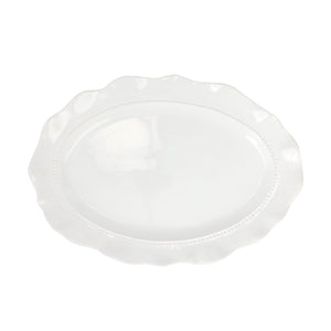 Giorno White Oval Platter