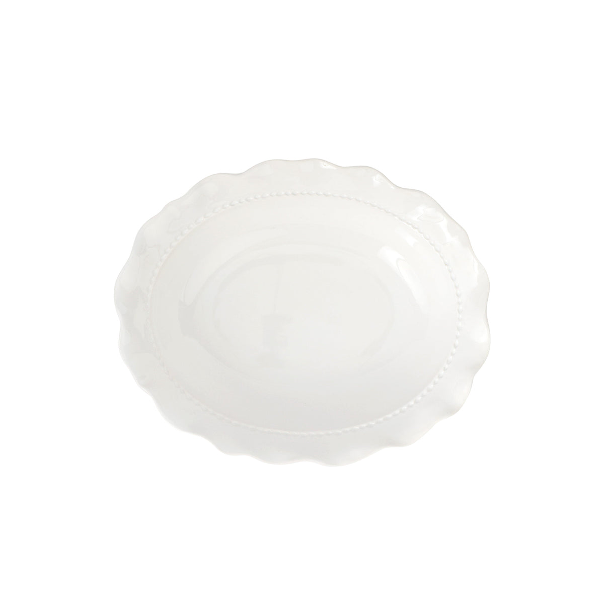 Giorno White Small Oval Bowl