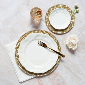 Giorno White Canape Plate