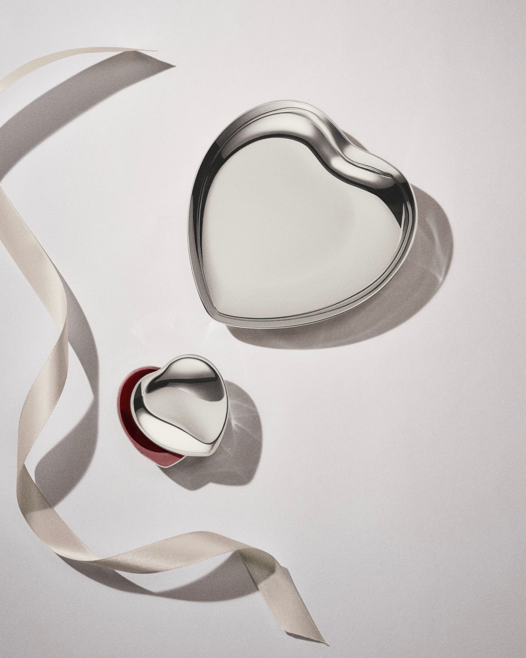 Heart Pill Box Stainless Steel