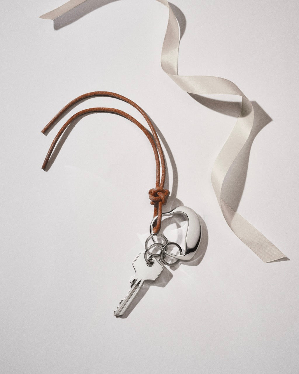 Heart Keyring Stainless Steel