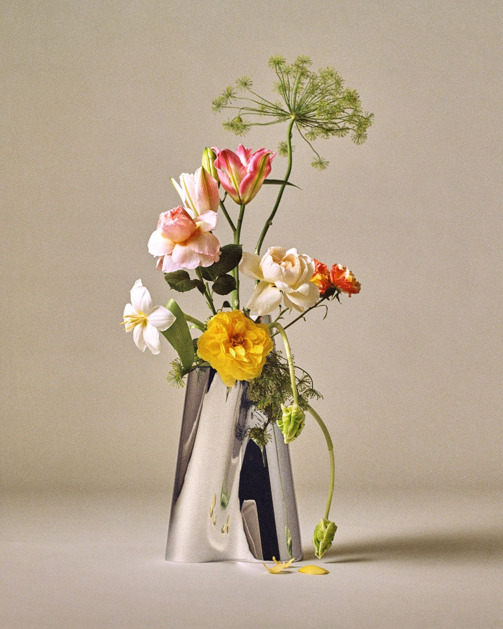 Lituus Vase Stainless Steel Large