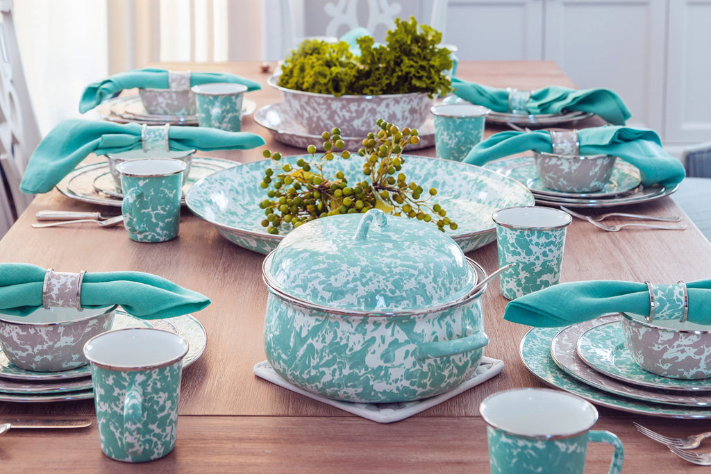 Adult Mugs in Sea Glass, Set of 4