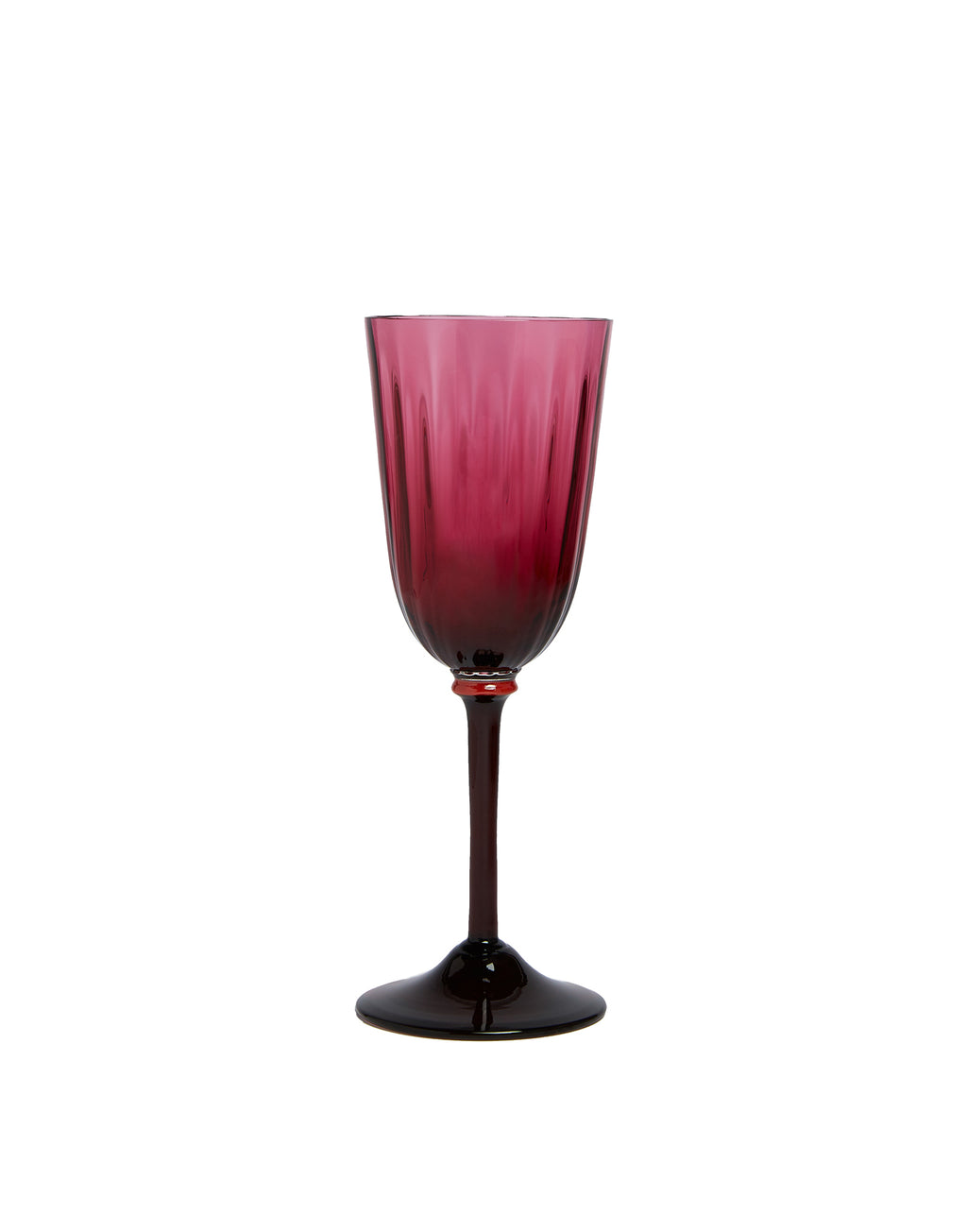 Wine Rainbow Glasses in Mix Multicolor, Set of 8
