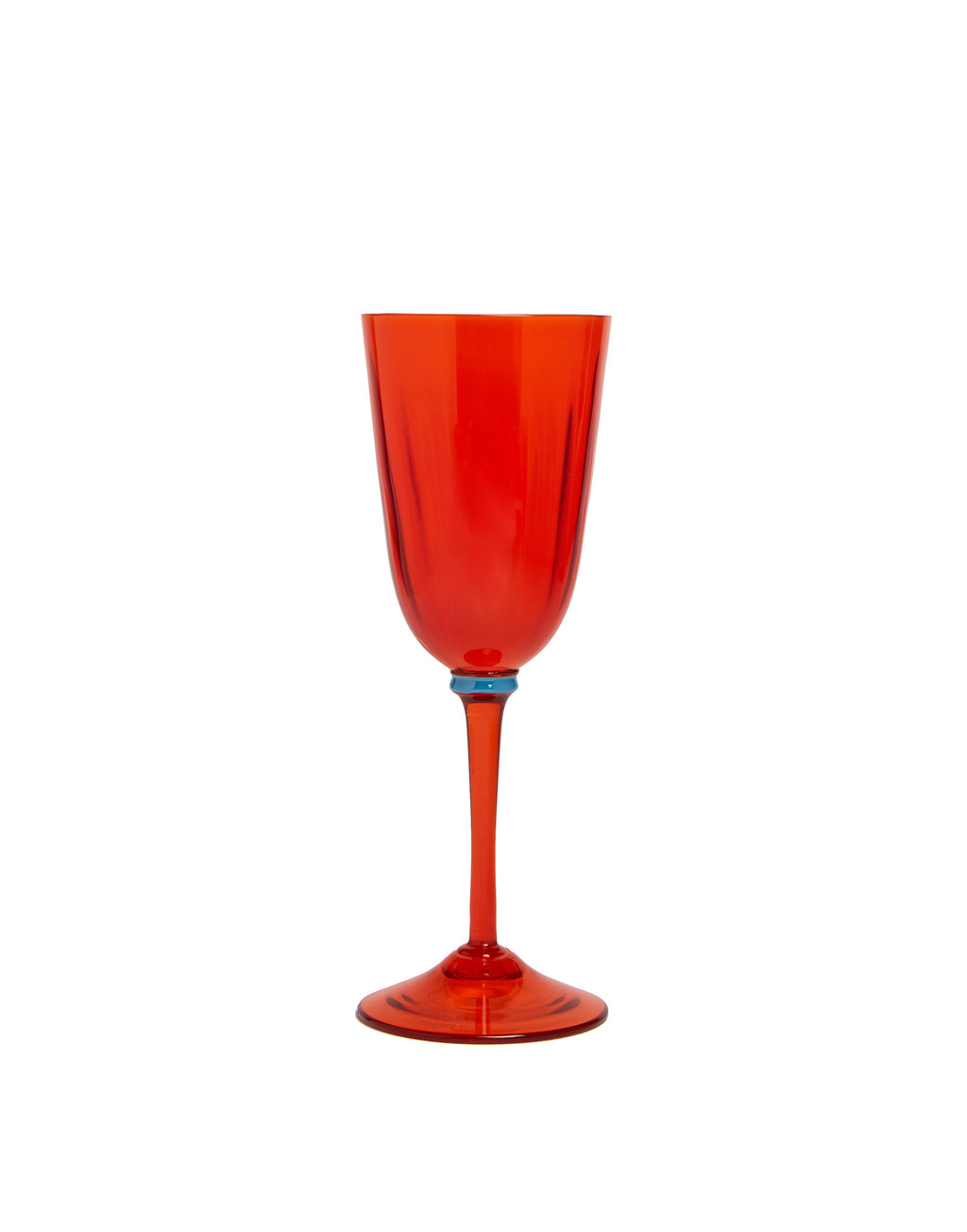 Wine Rainbow Glasses in Mix Multicolor, Set of 8