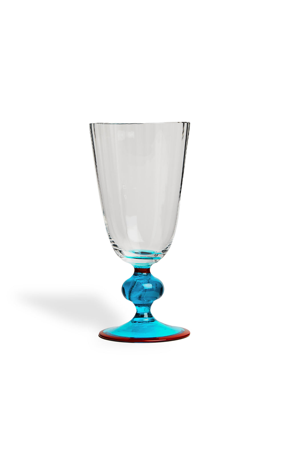Perfetto Wine Glasses in Mix Multicolor, Set of 8