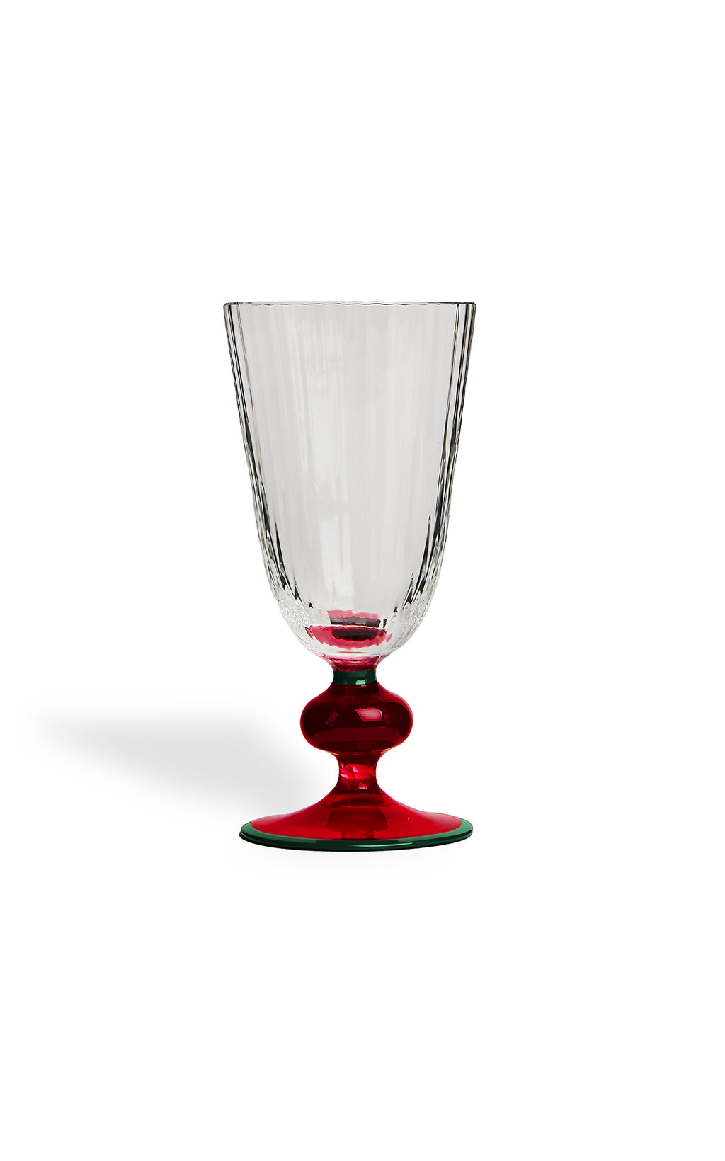 Perfetto Wine Glasses in Mix Multicolor, Set of 8