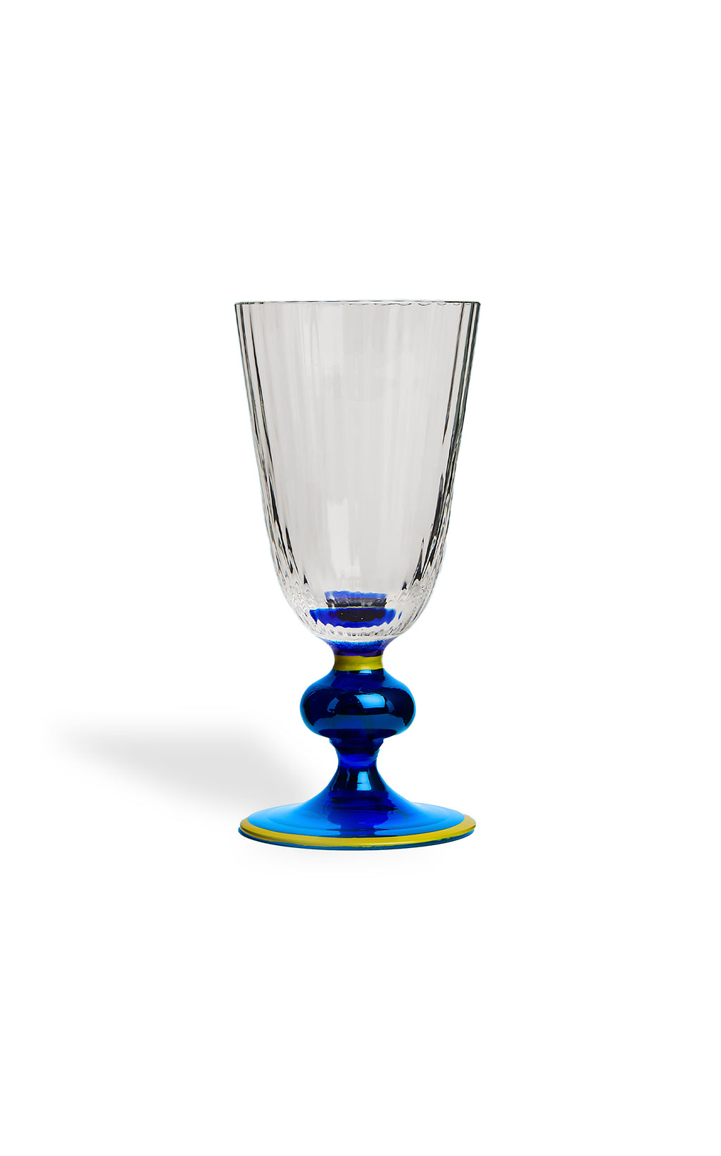Perfetto Wine Glasses in Mix Multicolor, Set of 8