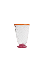 Quilted Glasses in Quilted Multicolor, Set of 4