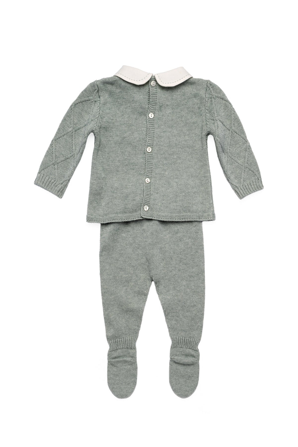 Dominique Baby Set in Fern Green