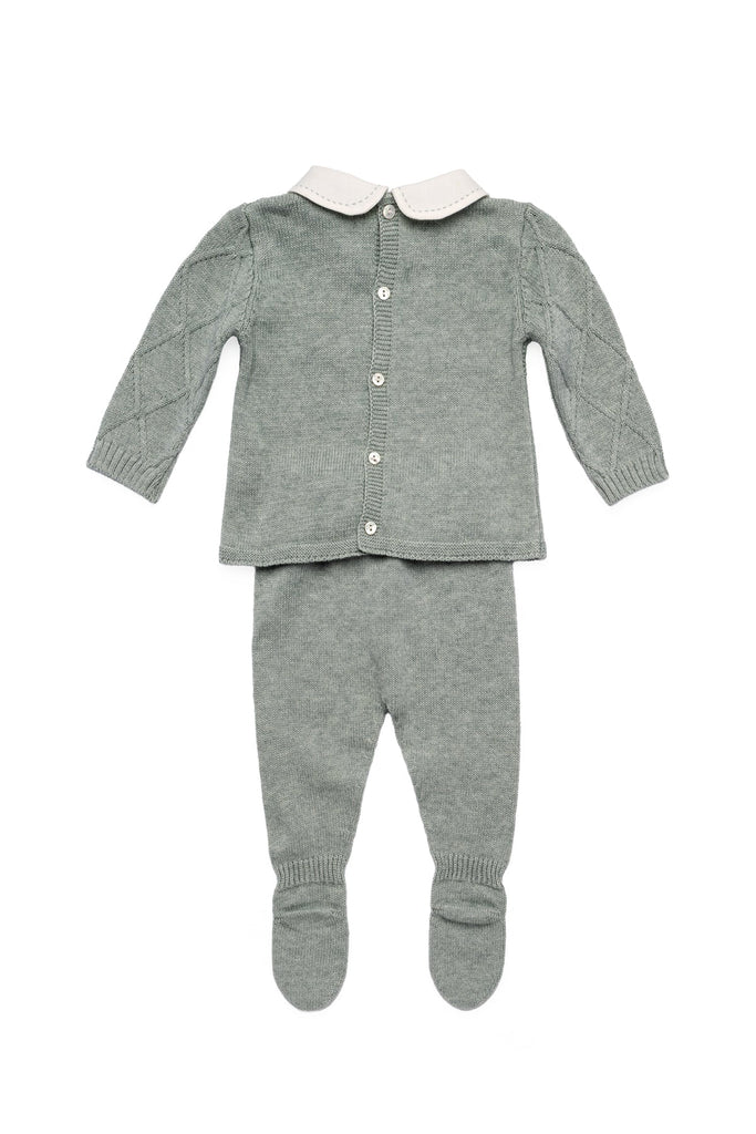 Dominique Baby Set in Fern Green