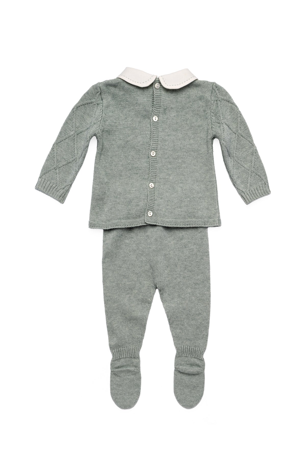 Dominique Baby Set in Fern Green