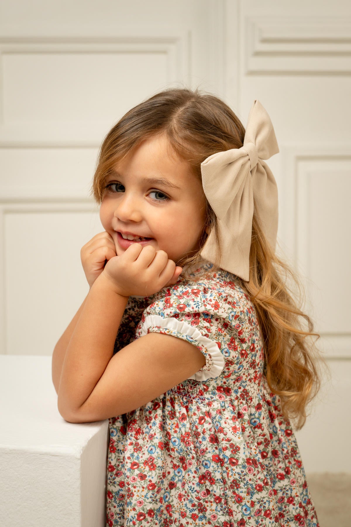 Gabriela Dress in Scarlet Garden