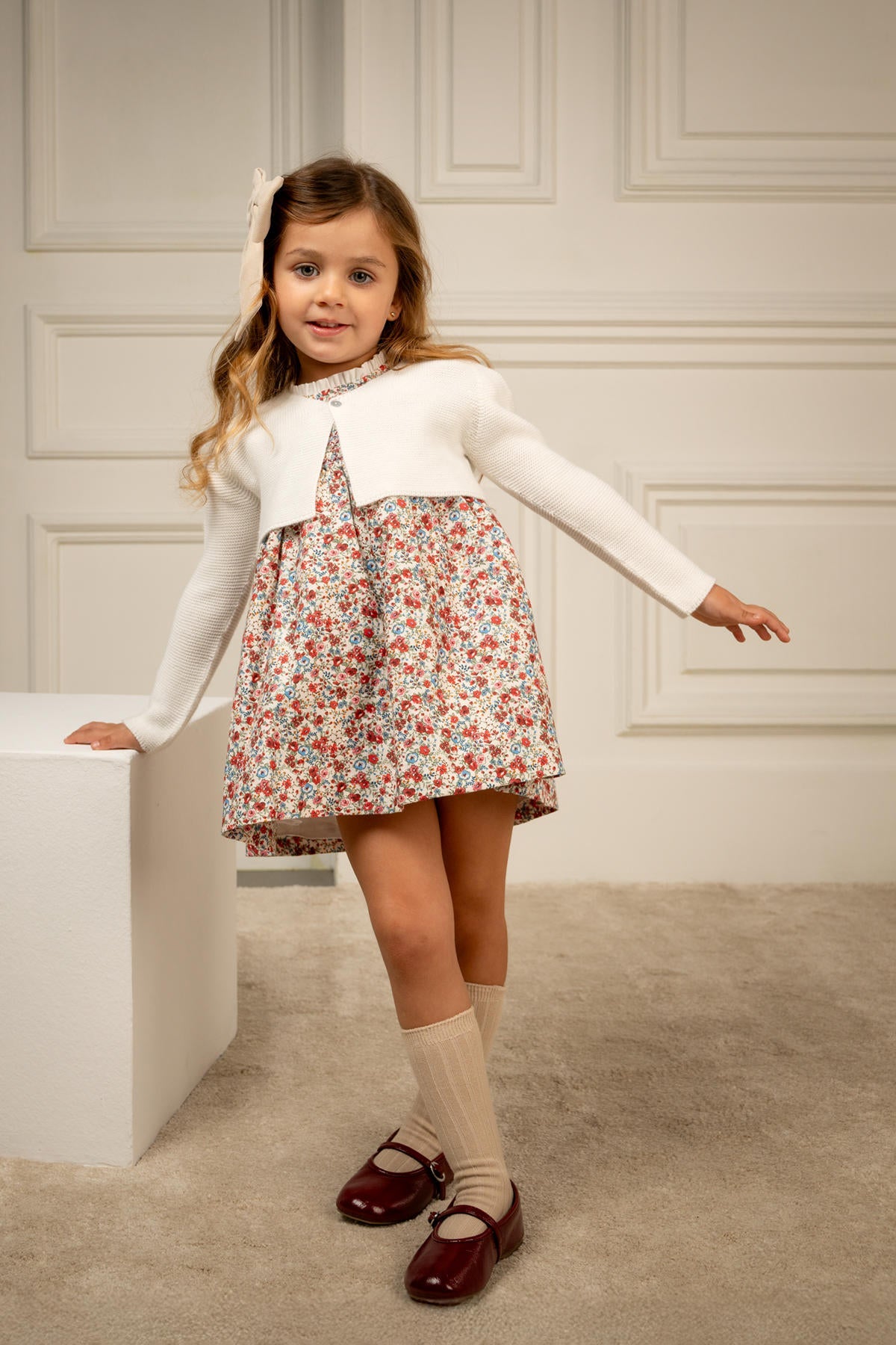 Bianca Cardigan in Ivory White