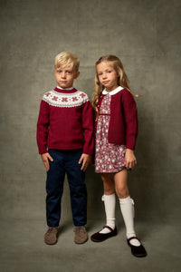 Ruby Dress in Ruby Garland