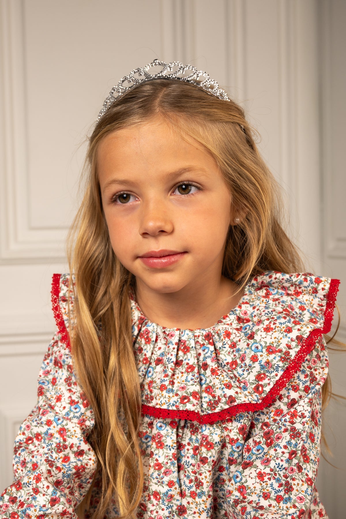 Fabiola Dress in Scarlet Garden