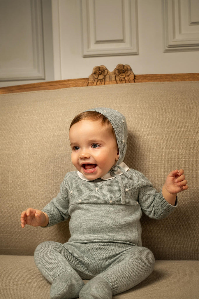 Dominique Baby Set in Fern Green