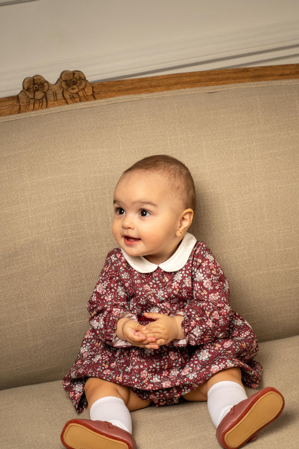 Ruby Dress in Ruby Garland