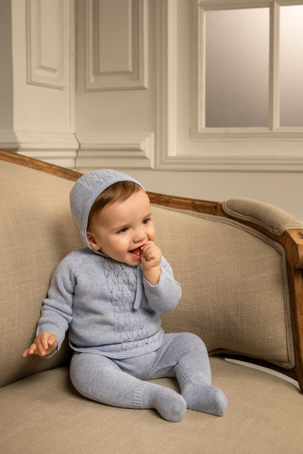 Sasha Baby Set in Bluebell