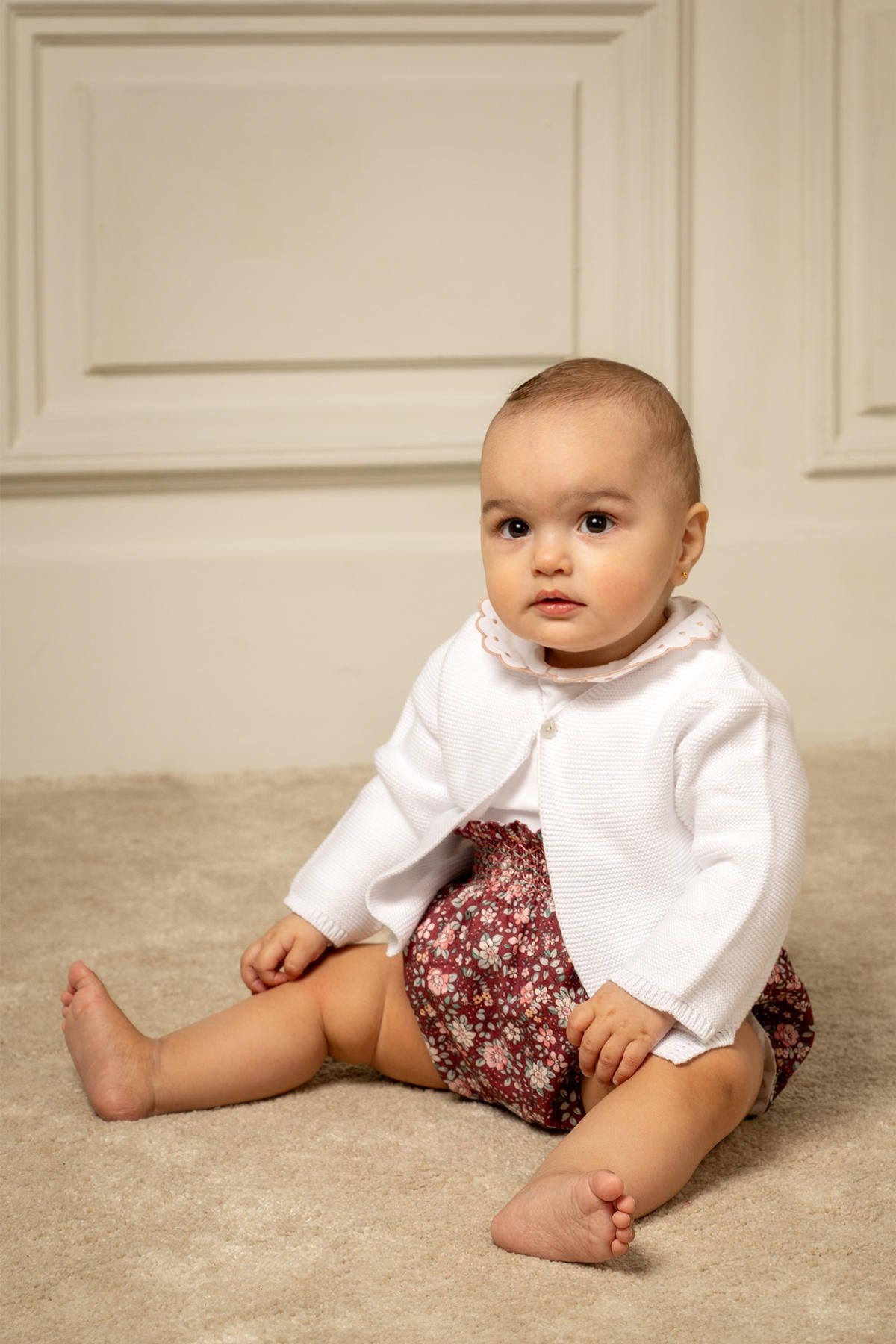 Raphaelle Cardigan in Cloud White