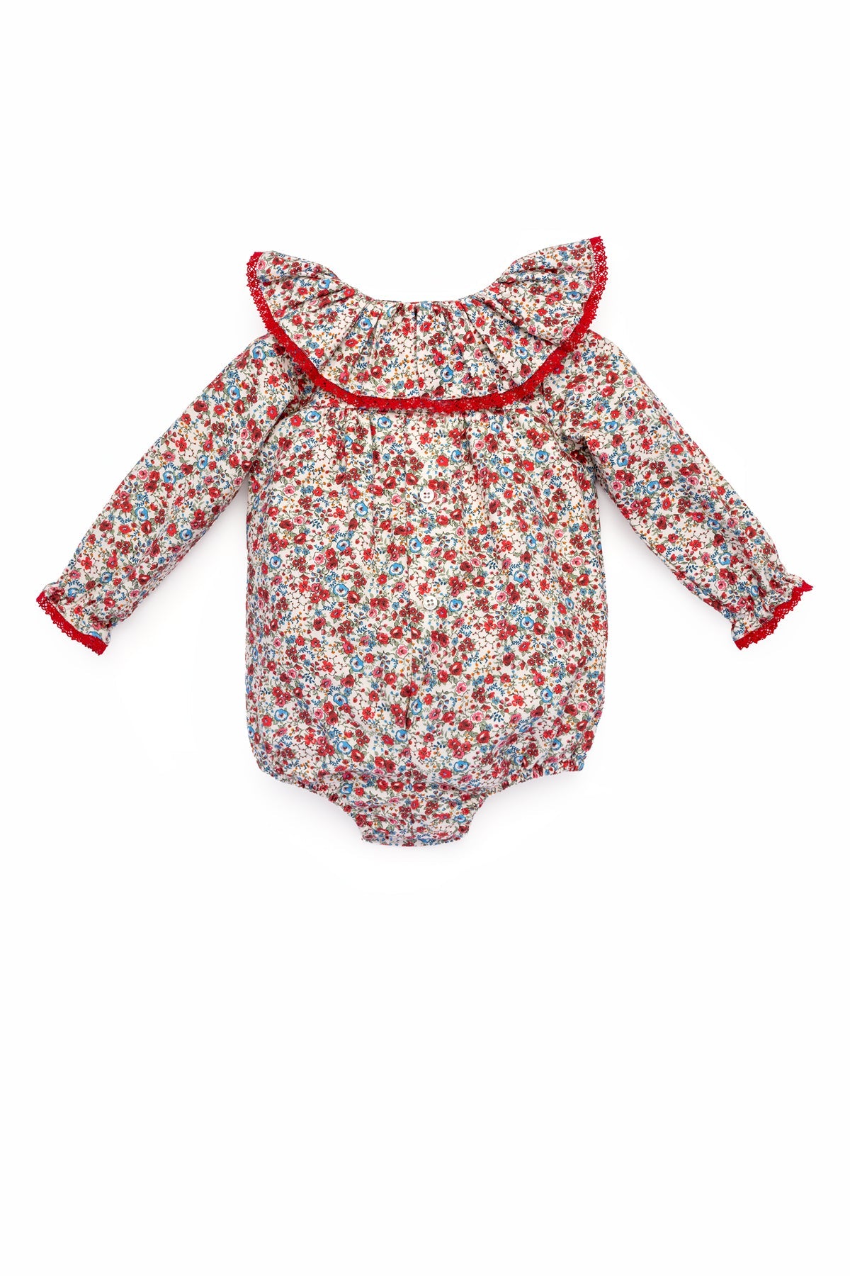 Fabiola Romper in Scarlet Garden