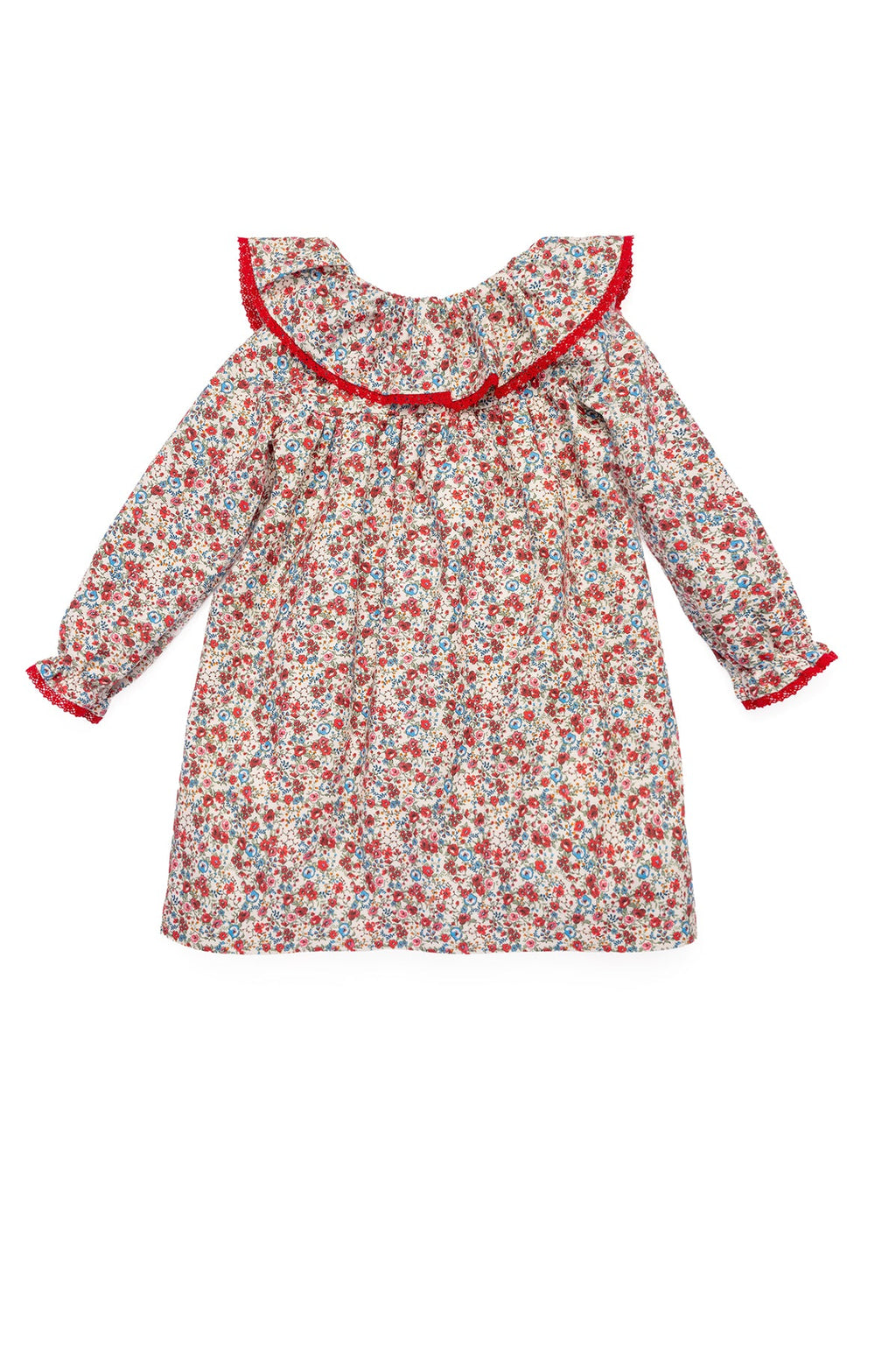 Fabiola Dress in Scarlet Garden