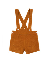 Julian Corduroy Romper in Caramel