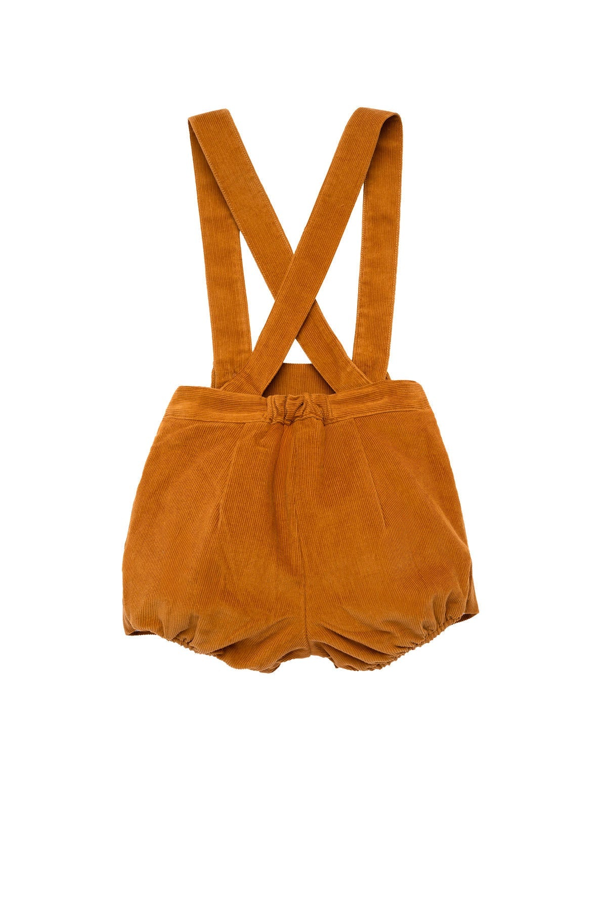 Julian Corduroy Romper in Caramel
