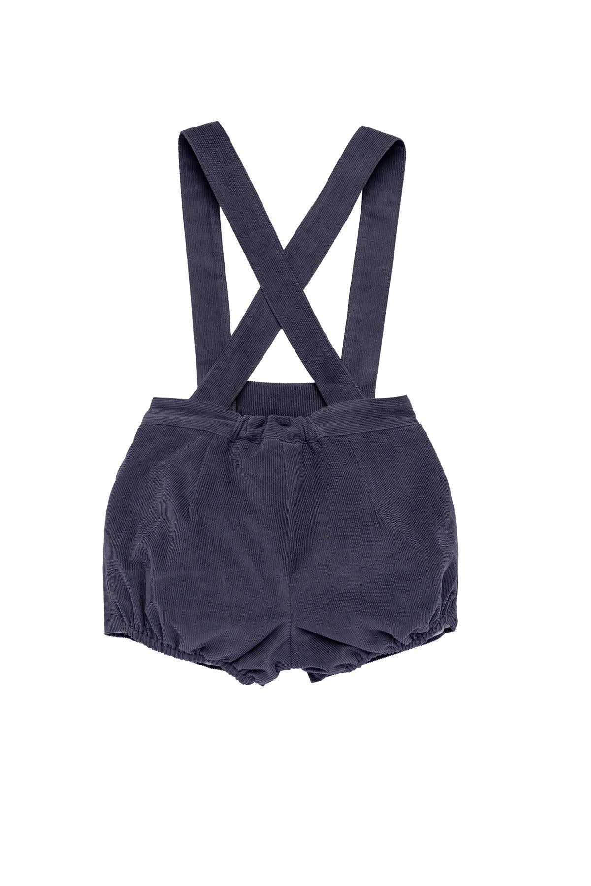 Julian Corduroy Romper in Midnight Blue