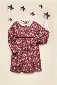 Ruby Dress in Ruby Garland