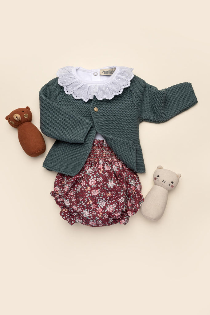 Jules Cardigan in Forest Green