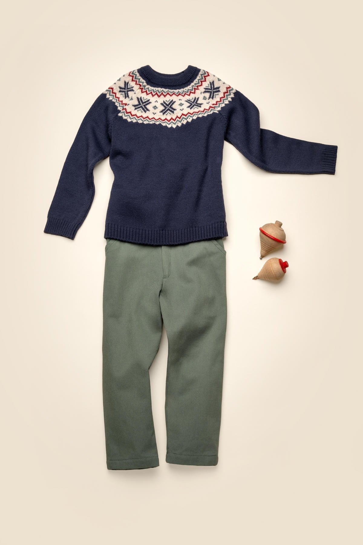 George Pants in Forest Green