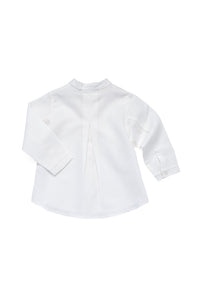 Lawrence Linen Shirt in Cloud White