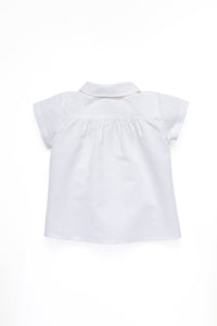 Gabriel Linen Shirt in Cloud White