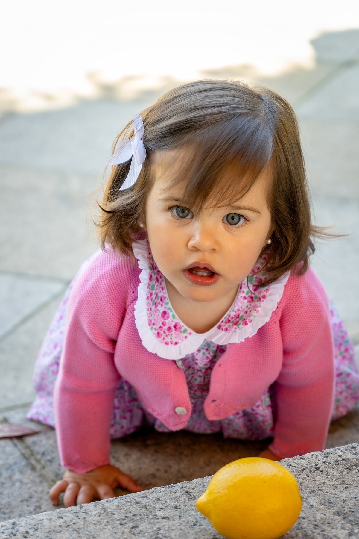 Juliette Cardigan in Pink Blossom