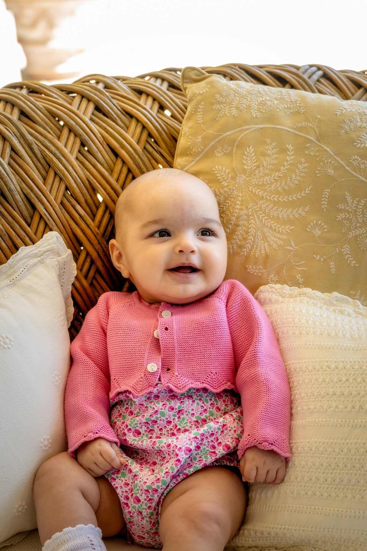 Juliette Cardigan in Pink Blossom