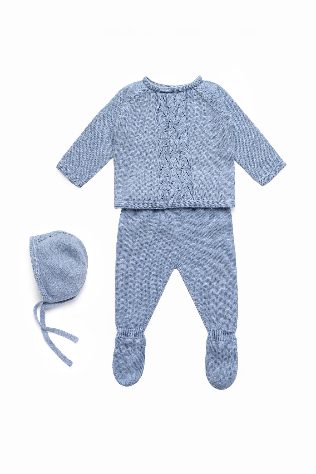 Sasha Baby Set in Bluebell