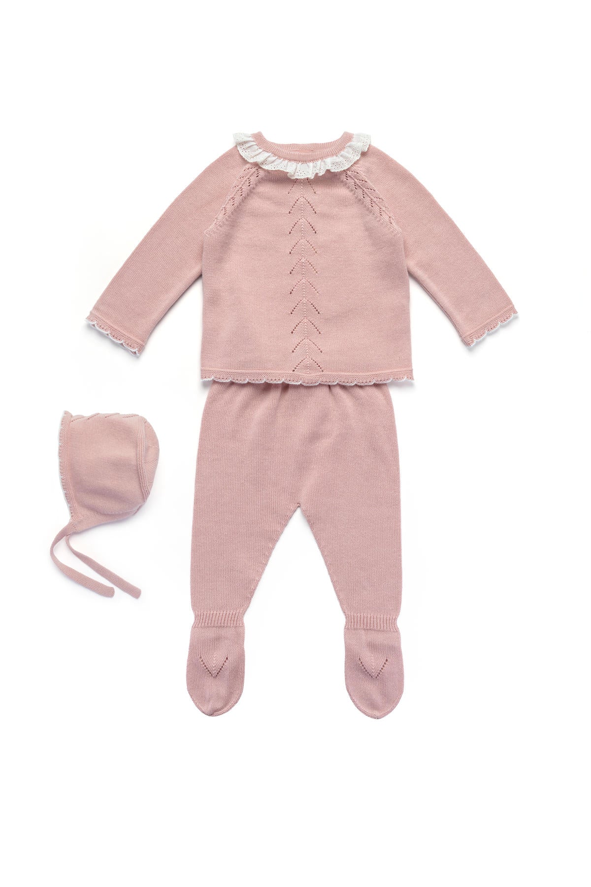 Isabella Baby Set in Rose Petal