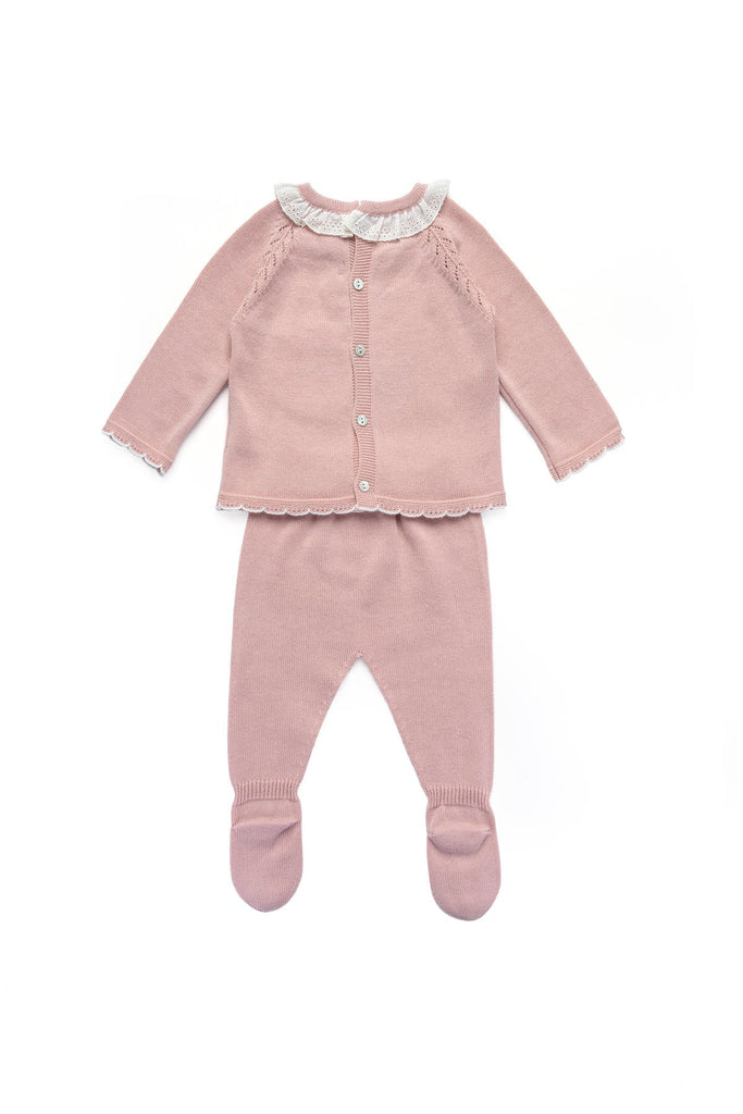 Isabella Baby Set in Rose Petal