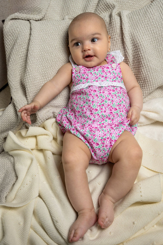 Camila Romper in Radiant Poppies