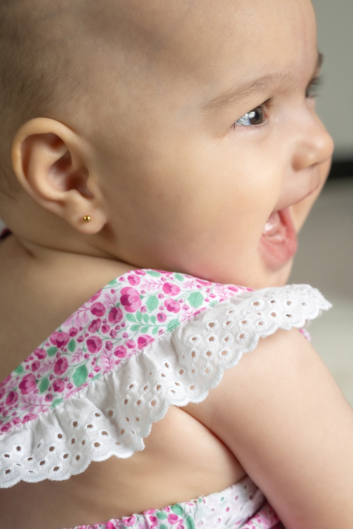 Camila Romper in Radiant Poppies